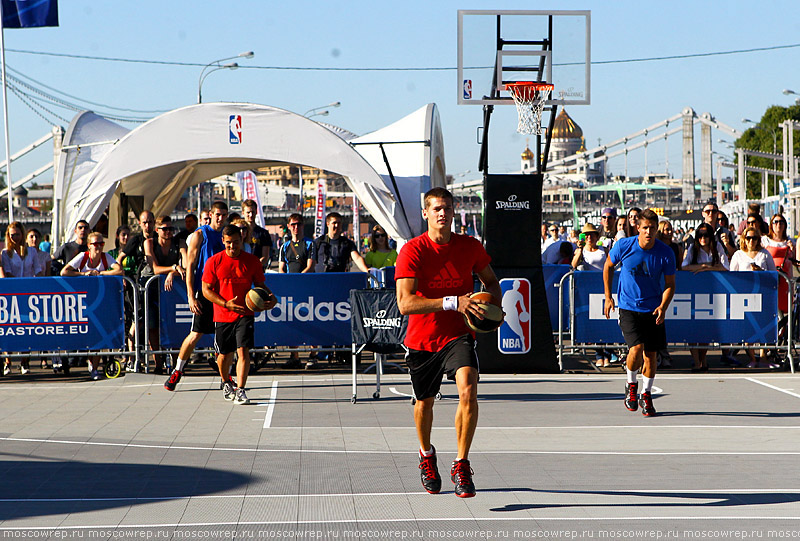 Московский репортаж, Москва, Парк Горького, PROспорт-парк, Adidas, NBA, Хорас Грант, NBA 3X, стритбол, баскетбол