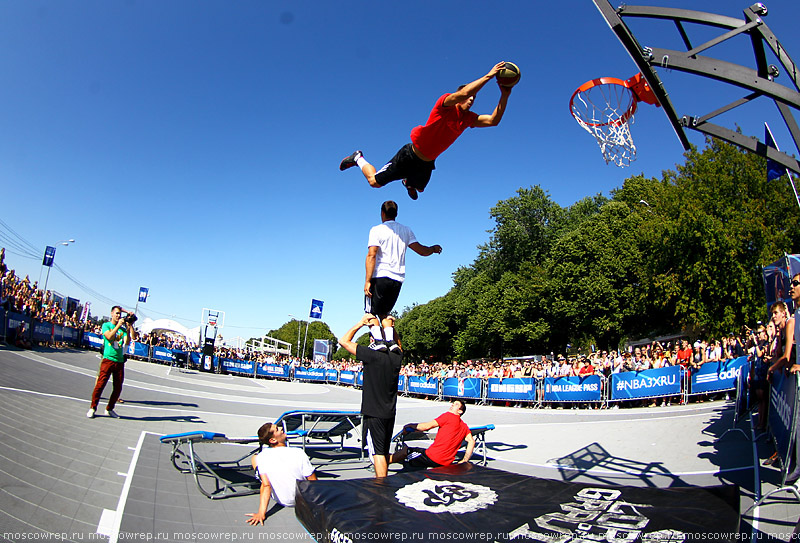 Московский репортаж, Москва, Парк Горького, PROспорт-парк, Adidas, NBA, Хорас Грант, NBA 3X, стритбол, баскетбол