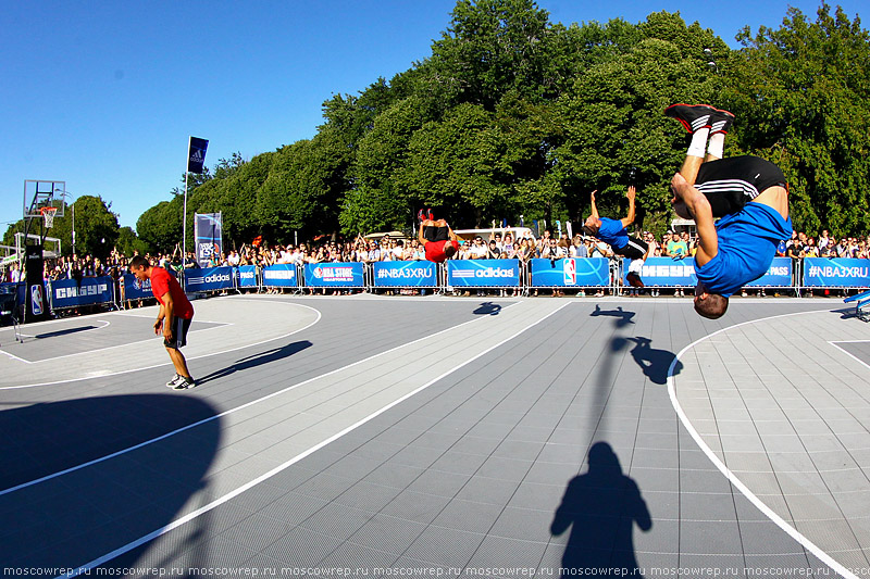 Московский репортаж, Москва, Парк Горького, PROспорт-парк, Adidas, NBA, Хорас Грант, NBA 3X, стритбол, баскетбол