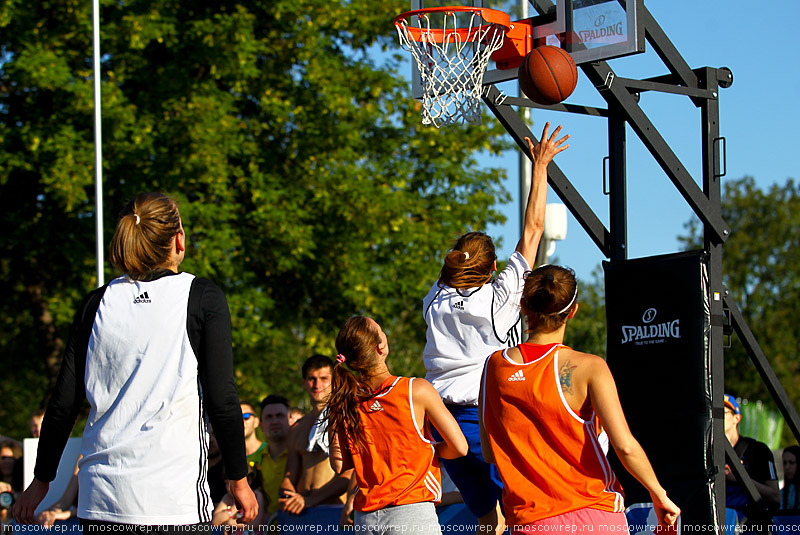 Московский репортаж, Москва, Парк Горького, PROспорт-парк, Adidas, NBA, Хорас Грант, NBA 3X, стритбол, баскетбол