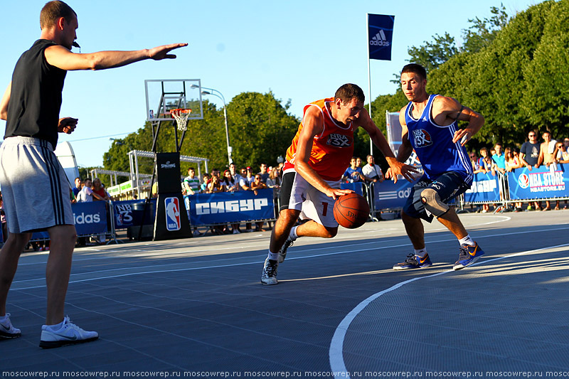 Московский репортаж, Москва, Парк Горького, PROспорт-парк, Adidas, NBA, Хорас Грант, NBA 3X, стритбол, баскетбол