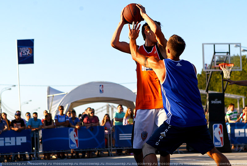 Московский репортаж, Москва, Парк Горького, PROспорт-парк, Adidas, NBA, Хорас Грант, NBA 3X, стритбол, баскетбол