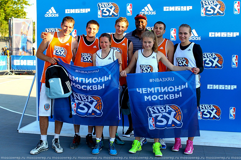 Московский репортаж, Москва, Парк Горького, PROспорт-парк, Adidas, NBA, Хорас Грант, NBA 3X, стритбол, баскетбол