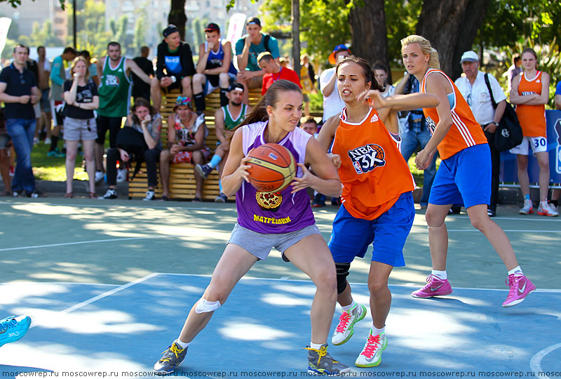 Московский репортаж, Москва, Парк Горького, PROспорт-парк, Adidas, NBA, Хорас Грант, NBA 3X, стритбол, баскетбол