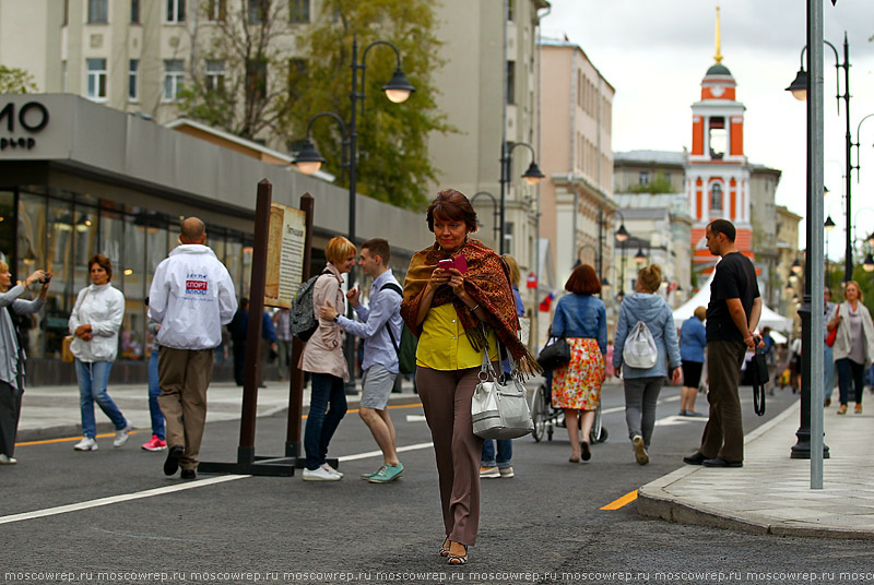 Московский репортаж, Москва, Москва пешеходная, пешеходная зона, Пятницкая улица