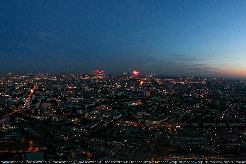 Москва, Московский репортаж, 9 мая, салют, День Победы, Останкино, Останкинская телебашня