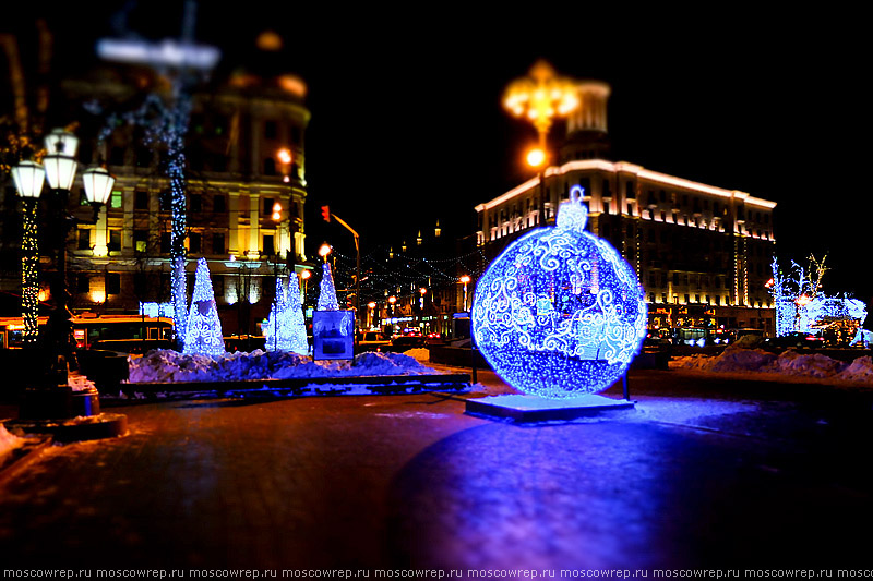 Москва, Московский репортаж, Новый год