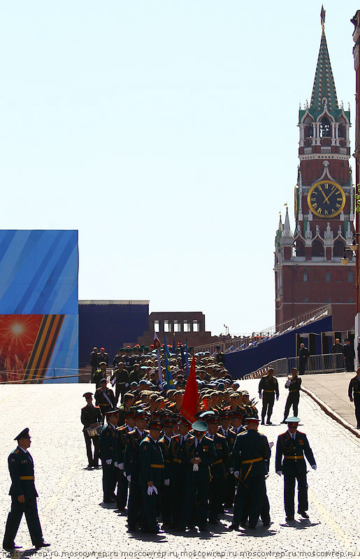 Московский репортаж, Москва, День Победы, Красная площадь, возложение венков