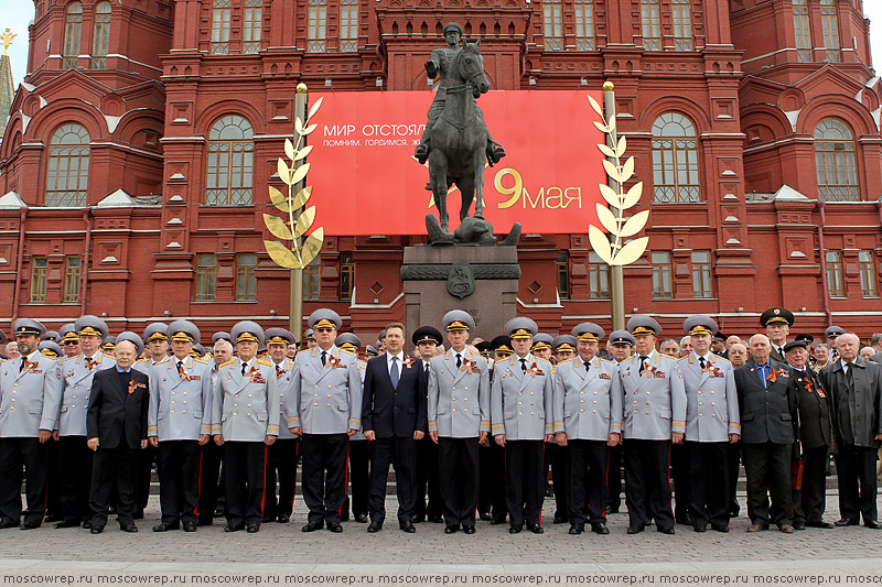 Московский репортаж, Москва, День Победы, Красная площадь, возложение венков