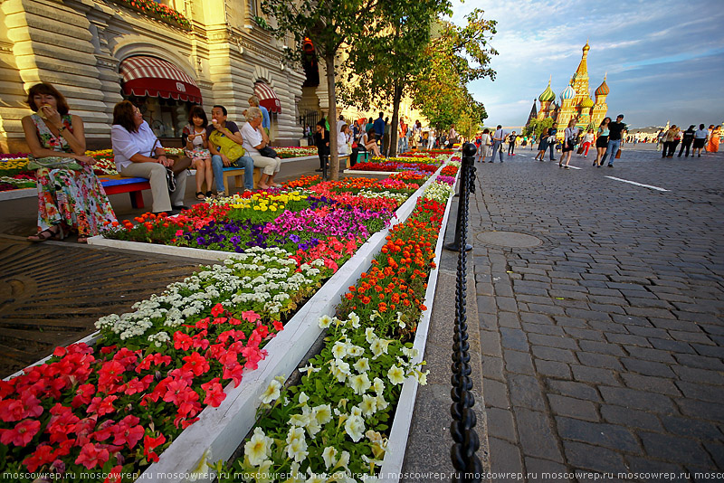 Москва, Московский репортаж, ГУМ, Фестиваль цветов