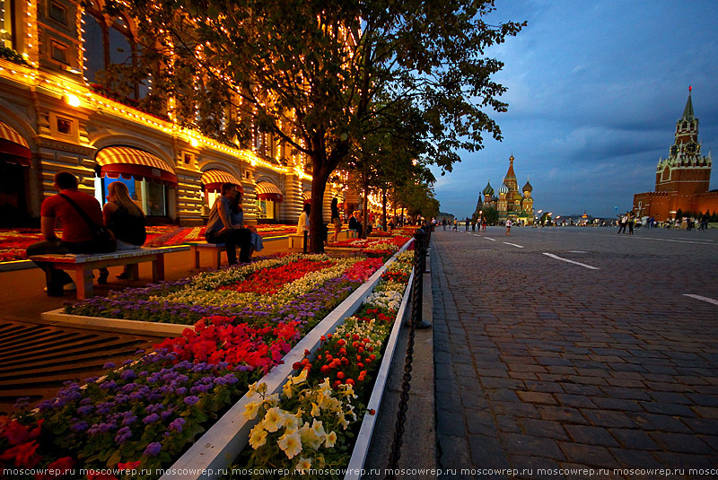 Москва, Московский репортаж, ГУМ, Фестиваль цветов