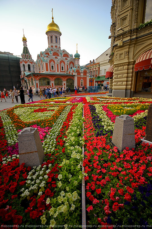 Москва, Московский репортаж, ГУМ, Фестиваль цветов