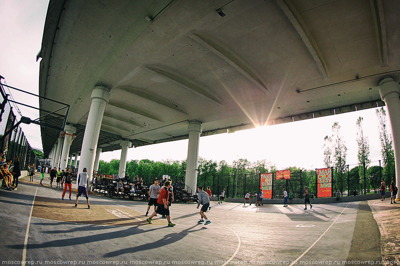 Московский репортаж, Москва, стритбаскет, баскетбол, стритбол, Под мостом, Ghetto basket, basketball, streetball