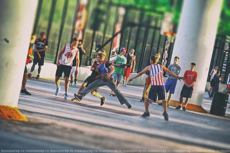 Московский репортаж, Москва, стритбаскет, баскетбол, стритбол, Под мостом, Ghetto basket, basketball, streetball