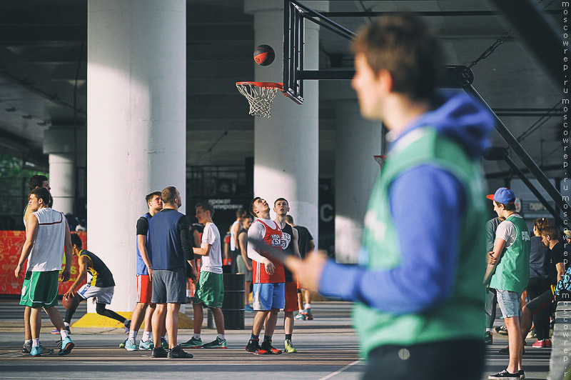 Московский репортаж, Москва, стритбаскет, баскетбол, стритбол, Под мостом, Ghetto basket, basketball, streetball