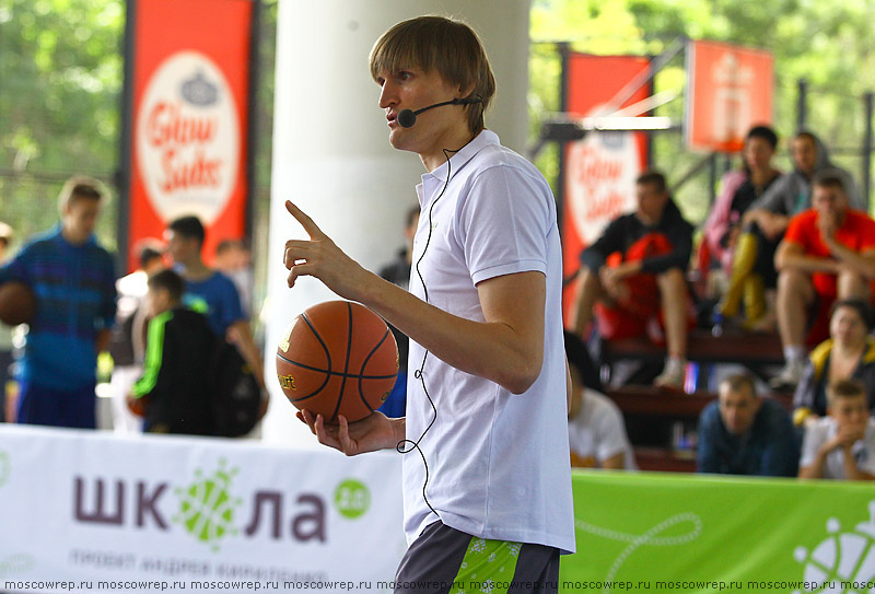 Московский репортаж, Москва, баскетбол, Под мостом, basketball, Андрей Кириленко, Школа 2.0