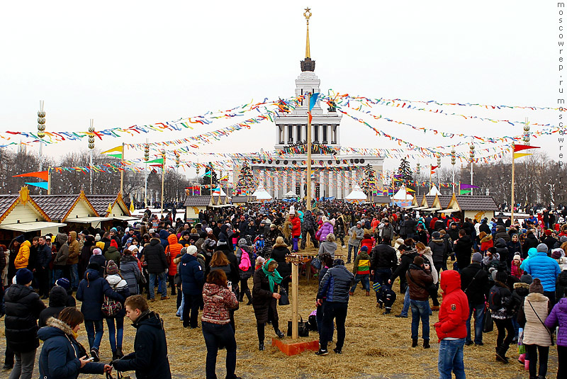 Московский репортаж, Москва, ВДНХ, Масленица