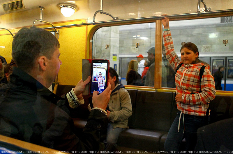 Москва, Московский репортаж, Ночь в музее, метро