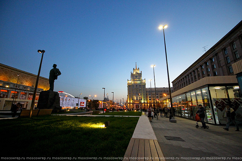 Московский репортаж, Москва, Москва пешеходная, пешеходные зоны, Триумфальная площадь