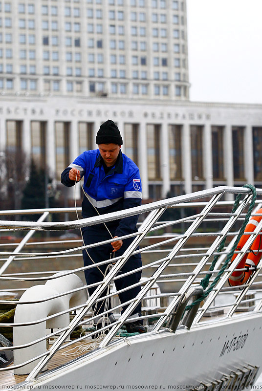 Москва, Московский репортаж, Москва река, навигация, Водоход, Инфофлот, Radisson Royal, Рэдиссон Ройал