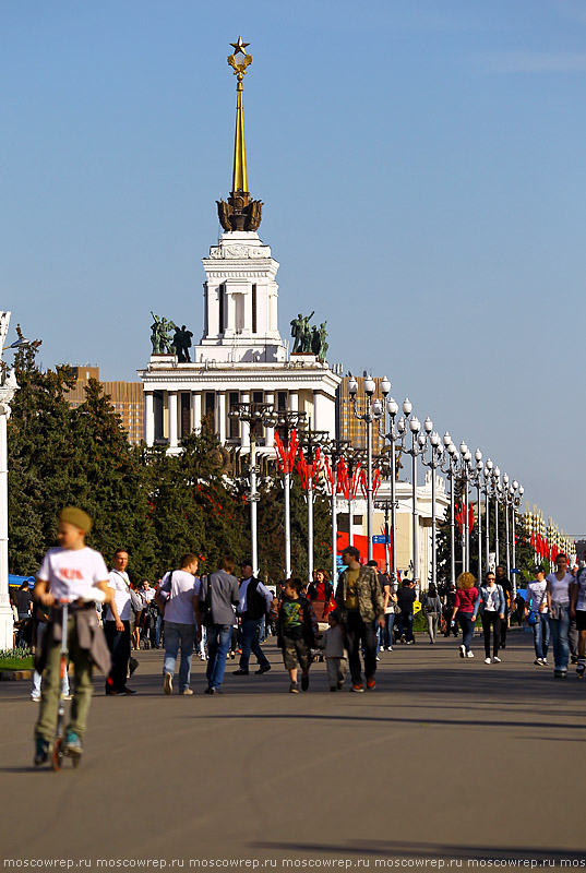 Москва, Московский репортаж, ВДНХ, День Победы, 9 мая