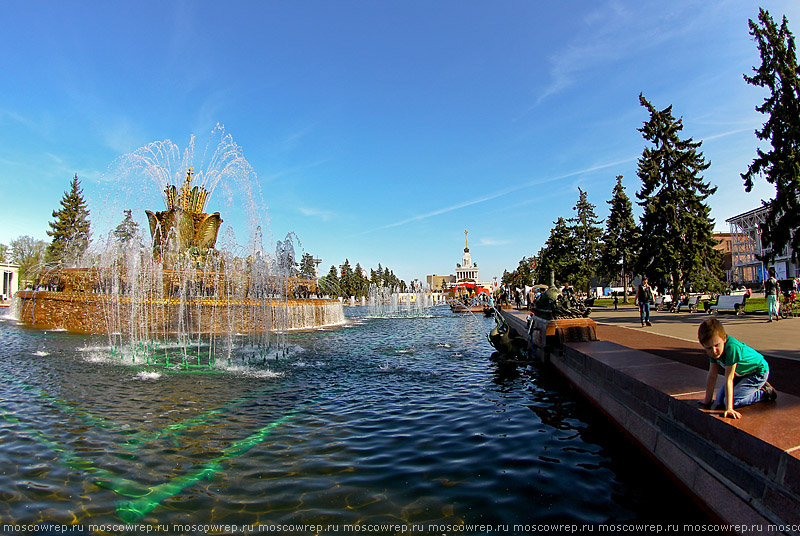 Москва, Московский репортаж, ВДНХ, День Победы, 9 мая