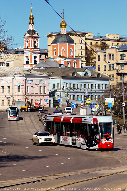 Москва, Московский репортаж, Московский трамвай 116 лет