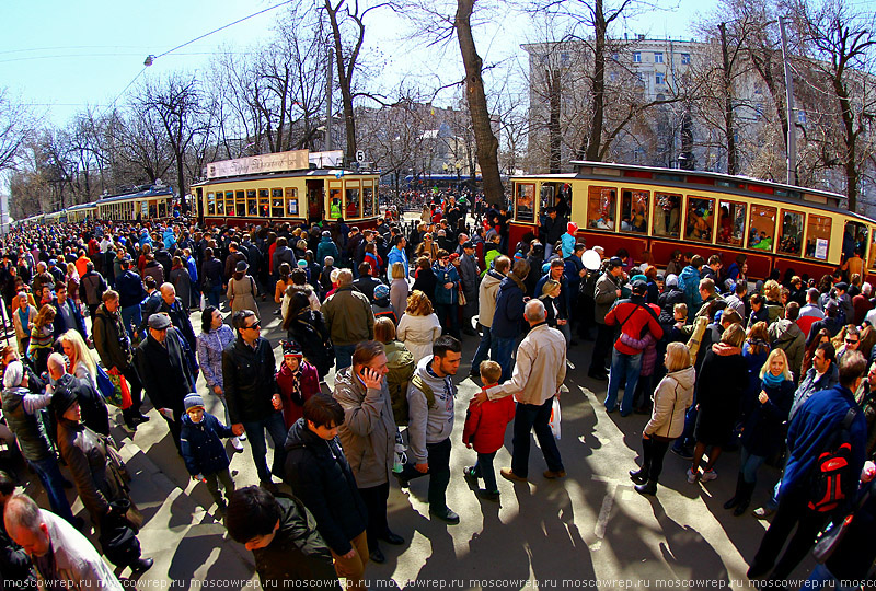 Москва, Московский репортаж, Московский трамвай 116 лет