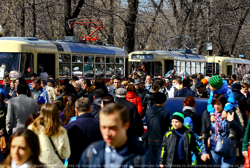 Москва, Московский репортаж, Московский трамвай 116 лет