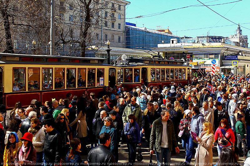 Москва, Московский репортаж, Московский трамвай 116 лет