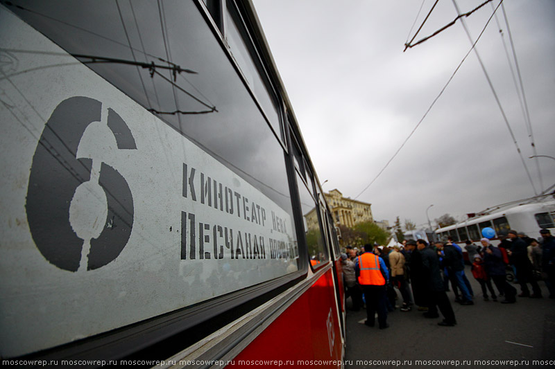 Москва, Московский репортаж, Мосгортранс, Праздник московского троллейбуса, парад троллейбусов, ретротроллейбус, троллейбус