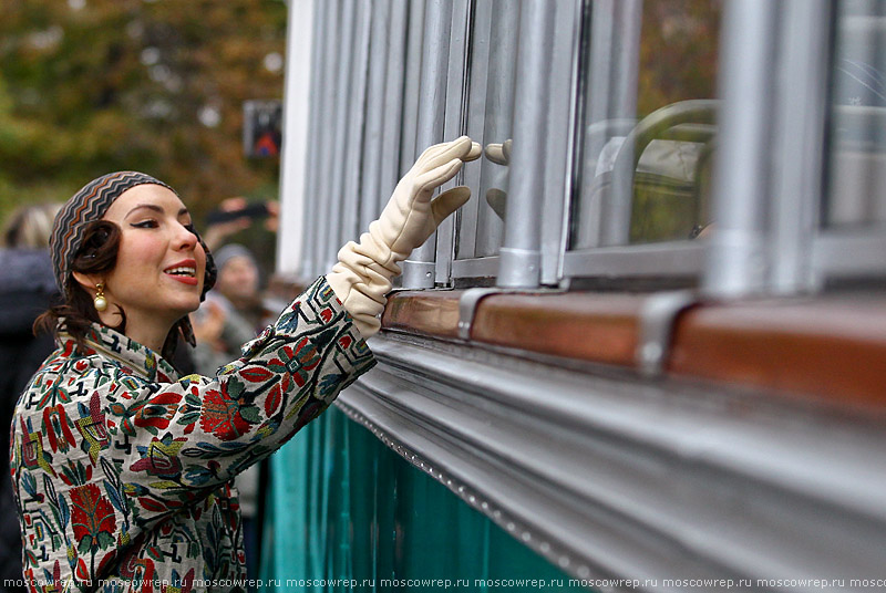 Москва, Московский репортаж, Мосгортранс, Праздник московского троллейбуса, парад троллейбусов, ретротроллейбус, троллейбус