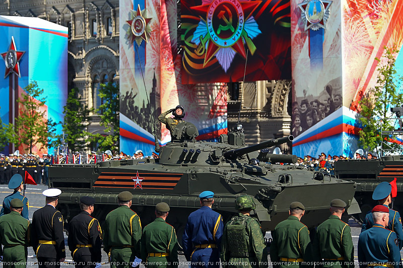 Московский репортаж, Москва, День Победы, 9 мая, Парад Победы, Красная площадь