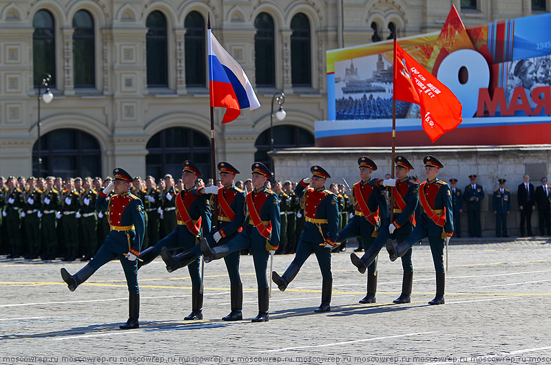 Московский репортаж, Москва, День Победы, 9 мая, Парад Победы, Красная площадь