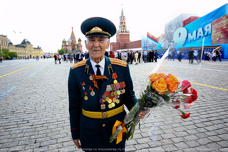 Московский репортаж, Москва, День Победы, 9 мая, Парад Победы, Красная площадь