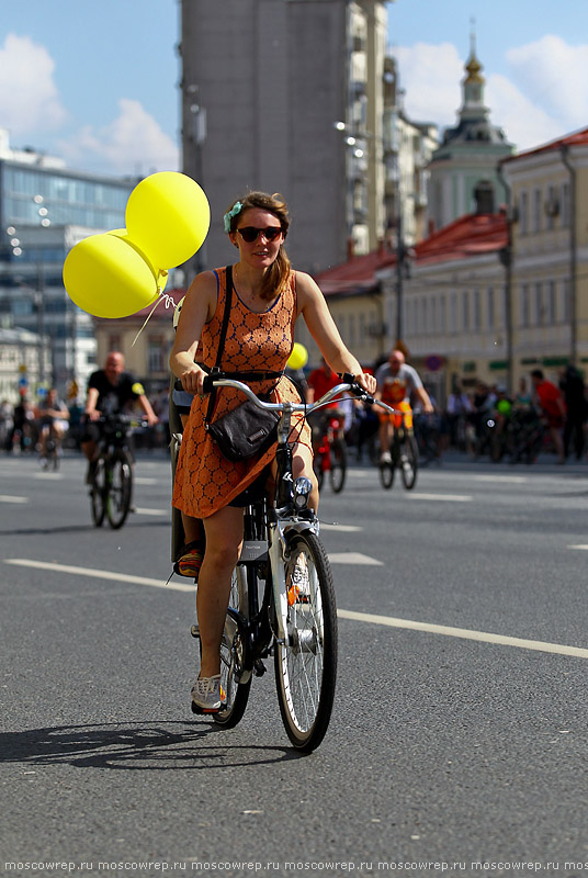 Московский репортаж, Москва, Велопарад, Велопарад-2016, Садовое кольцо, велоспорт, велосипед, байк, велобайк