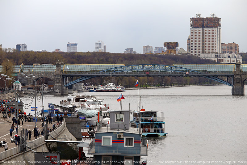 Москва, Московский репортаж, Москва река, навигация