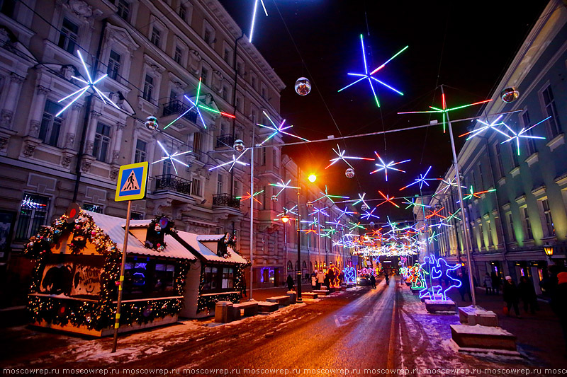 Москва, Московский репортаж, Новый год, Рождественский свет, Рождество