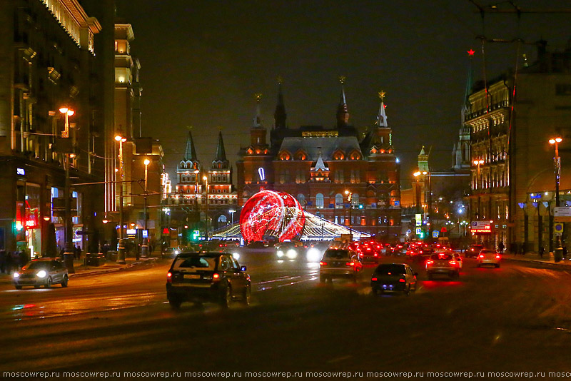 Москва, Московский репортаж, Новый год, Рождественский свет, Рождество