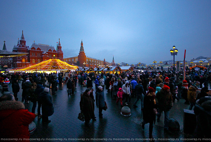 Москва, Московский репортаж, Новый год, Рождественский свет, Рождество