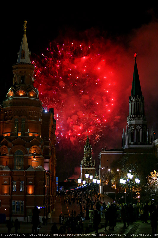 Московский репортаж, Москва, День Победы, 9 мая, салют