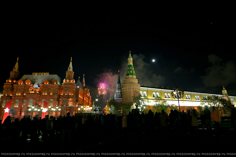 Московский репортаж, Москва, День Победы, 9 мая, салют