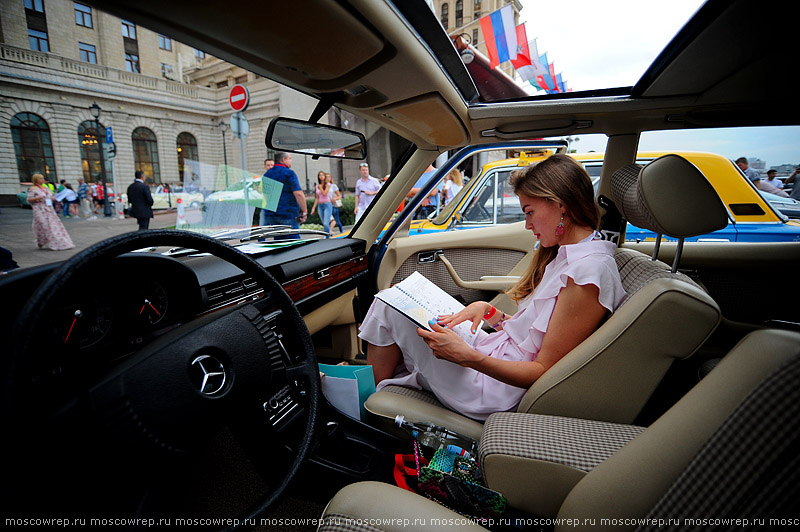 Московский репортаж, Москва, РККА, Ралли Клуб Классических Автомобилей, автопробег Ночная Москва 