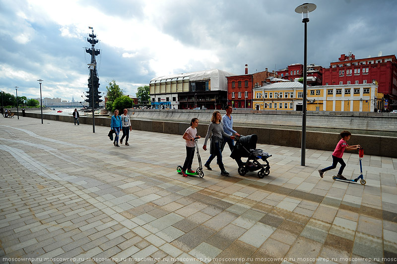 Московский репортаж, Москва, Якиманская набережная, Музеон, ПКИО