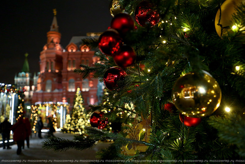 Москва, Московский репортаж, Путешествие в Рождество, Moscow, Russia, New Year, Happy New Year