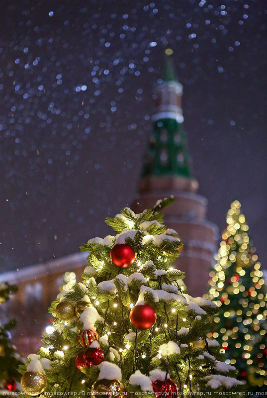 Москва, Московский репортаж, Путешествие в Рождество, Moscow, Russia, New Year, Happy New Year