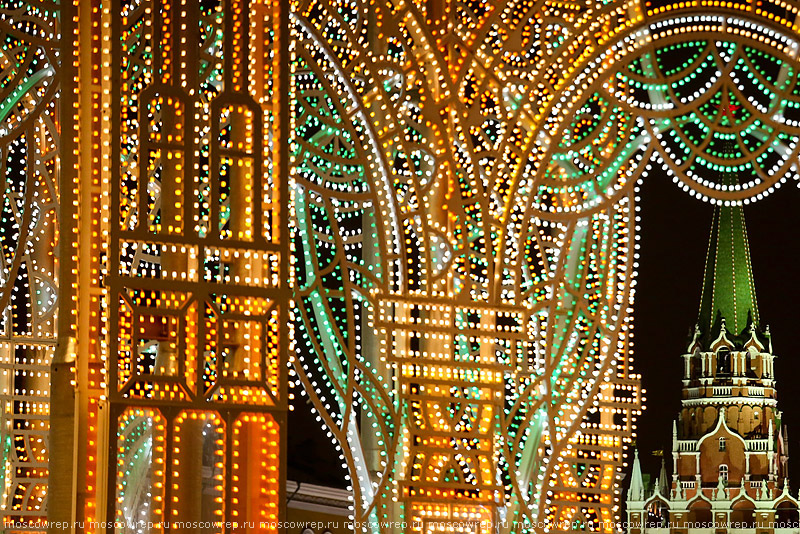 Москва, Московский репортаж, Путешествие в Рождество, Moscow, Russia, New Year, Happy New Year