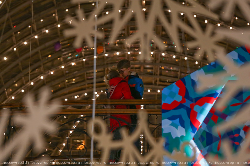 Москва, Московский репортаж, ГУМ, Новый год, Союзмультфильм, Moscow, Russia, New Year, Red Square