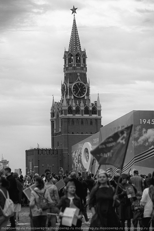 Московский репортаж, Москва, День Победы, 9 мая, Бессмертный полк, Moscow, Russia, Victory day