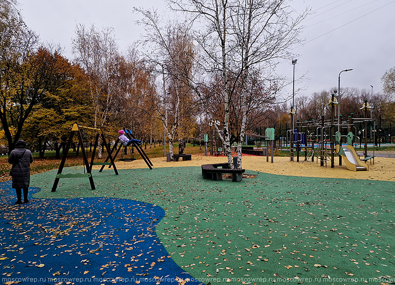 Москва, Московский репортаж, Парк спорта Яуза, река Яуза